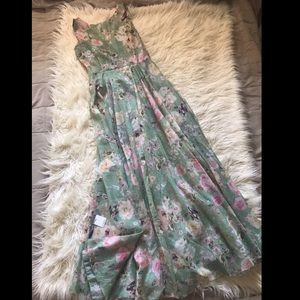 Formal Floral Maxi Dress
